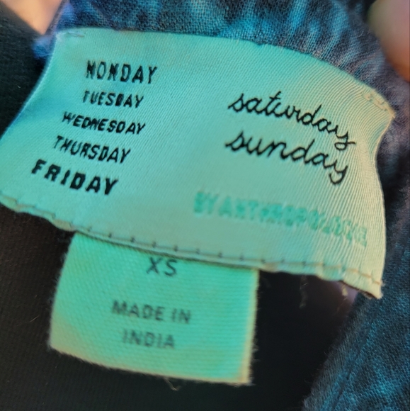 GORGEOUS indigo midi. Boho. - Picture 3 of 7